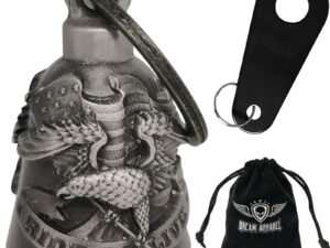 Motorcycle Ride Bell - 3D - Ride To Live - Spirit Bell - Gremlin - DBL18-L-DL