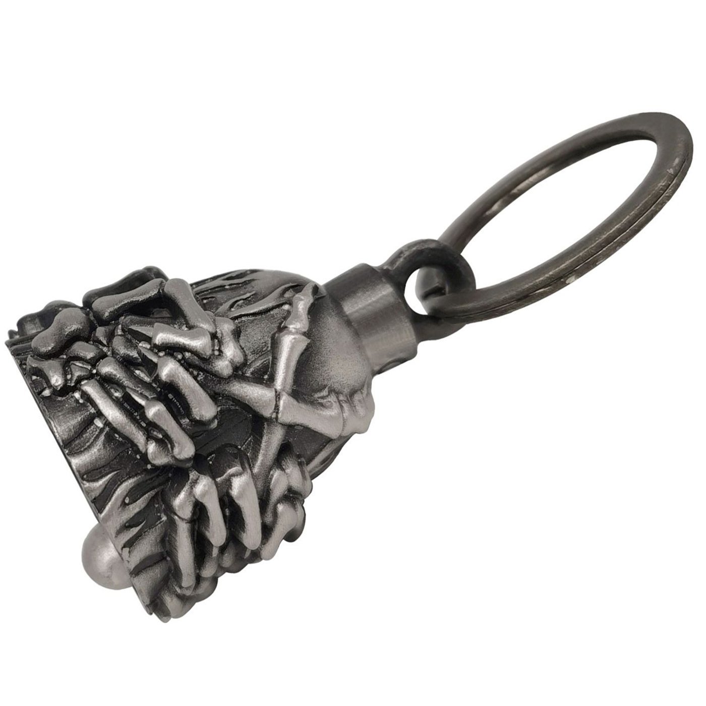 Motorcycle Ride Bell - 3D - Skeleton Middle Fingers - Spirit Bell - Gremlin - DBL2-L-DL - Image 3
