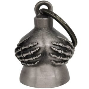 Motorcycle Ride Bell - 3D - Skeleton Hands Boobs - Spirit Bell - Gremlin - DBL3-L-DL
