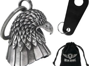 Motorcycle Ride Bell - 3D - Eagle - Stars - Spirit Bell - Gremlin - DBL32-L-DL