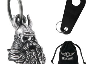 Motorcycle Ride Bell - 3D - Viking Helmet - Skull - Beard - Spirit Bell - Gremlin - DBL42-L-DL