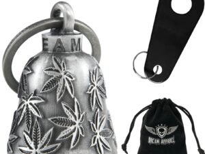 Motorcycle Ride Bell - 3D - Weed - Leaf - Spirit Bell - Gremlin - DBL48-L-DL