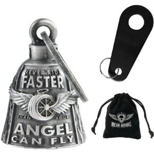 Motorcycle Ride Bell - 3D - Never Ride Faster - Spirit Bell - Gremlin - DBL49-L-DL