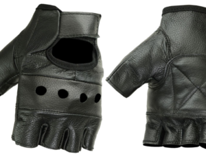 Leather Motorcycle Gloves - Fingerless - Biker - StreetFlex RC11-RC