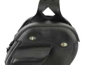 Saddlebags - PVC - Built In Gun Holster - Slanted - Motorcycle Luggage - DS300-DS