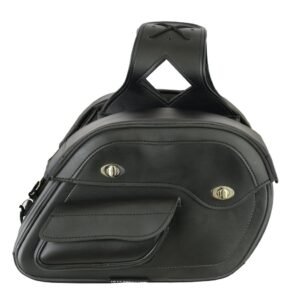 Saddlebags - PVC - Built In Gun Holster - Slanted - Motorcycle Luggage - DS300-DS