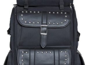 Updated Sissy Bar Bag - Studs - Motorcycle Luggage - Gear - DS391S-DS