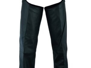 Leather Chaps - Beltless - Unisex Motorcycle Chaps - DS-424-DS