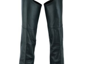 Leather Chaps - Men's - Tall Length - Up To 5XL - Motorcycle - DS447TALL-DS