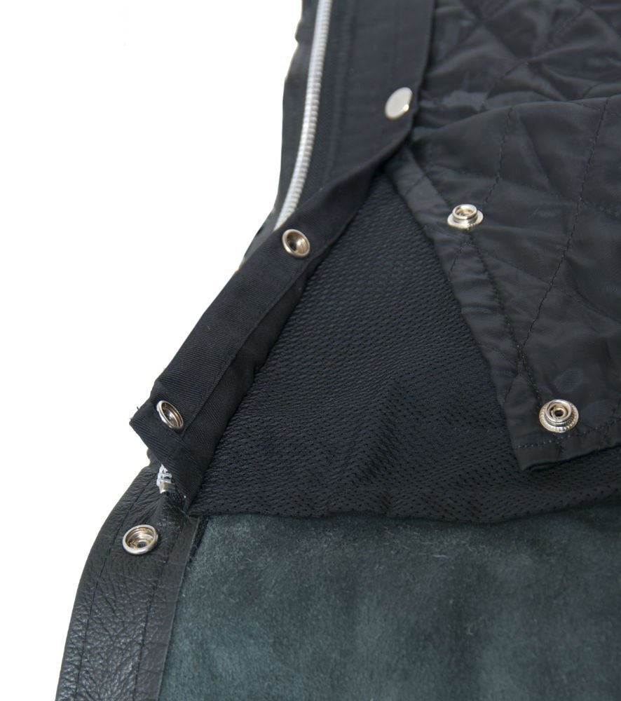Leather Chaps - Deep Pocket- Unisex - Big - Naked - Up To 8XL - DS478-DS - Image 3