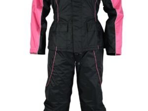 Rain Suit - Women's - Waterproof - Motorcycle - Pink Black - DS598PK-DS