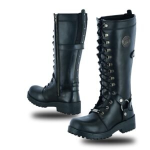 Leather Motorcycle Boots - Women's - 15" Harness - DS9765-DS