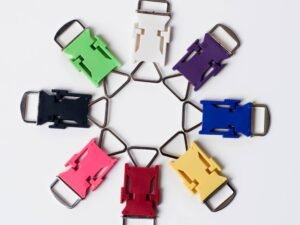 Echo Motorcycle Helmet Quick Release With Metal Ring - Choice Of Colors  - 0108-ALL-DS