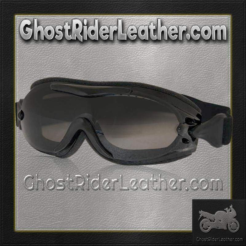 Goggles - Fit Over Eyeglasses - Clear or Smoke - Motorcycle Eyewear - G-FOG-C-S-DH - Image 3