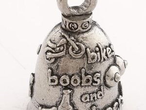 3B's - Bikes Boobs and Beer - Pewter - Motorcycle Guardian Bell® - Made In USA - GB-3B-DS