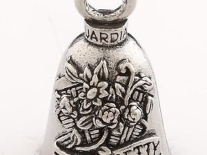 Biker Betty - Pewter - Motorcycle Guardian Bell - Made In USA - SKU GB-BIKER-BETTY-DS