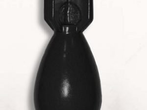 Black Bomb - Pewter - Motorcycle Guardian Bell - Made In USA - SKU GB-BLACK-BOMB-DS