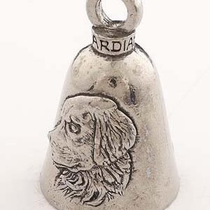Retriever Dog - Pewter - Motorcycle Guardian Bell® - Made In USA - SKU GB-RETRIEV-DOG-DS