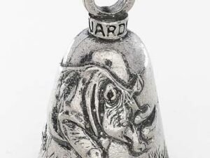 Rhino - Pewter - Motorcycle Guardian Bell® - Made In USA - SKU GB-RHINO-DS