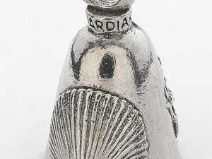 Sea Shell - Pewter - Motorcycle Guardian Bell® - Made In USA - SKU GB-SEA-SHELL-DS