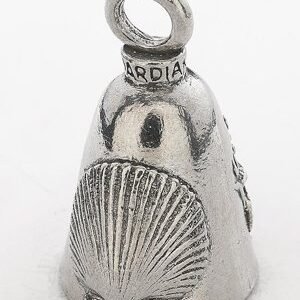 Sea Shell - Pewter - Motorcycle Guardian Bell® - Made In USA - SKU GB-SEA-SHELL-DS