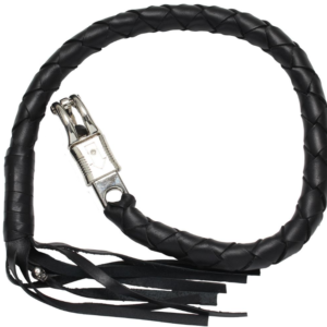 3 Inch Fat - Get Back Whip - Black Leather - 36 Inches - GBW1-11S-T2-DL
