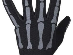Skeleton Mechanics Gloves in Black and Gray - Similar to Storage Wars Barry Weiss - GL2045-GREY-DL