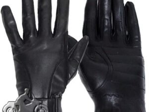 Full Finger Leather Riding Gloves with Air Vents - SKU GRL-GL2095-DL