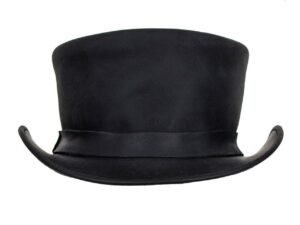 Deadman Top Hat - Men's - Black Leather - HAT1-11-DL
