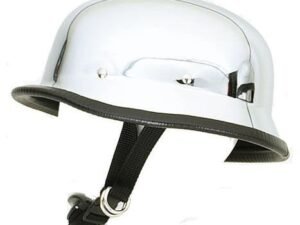 Novelty Motorcycle Helmet - Chrome - German - HC102-DL