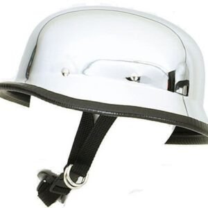 Novelty Motorcycle Helmet - Chrome - German - HC102-DL