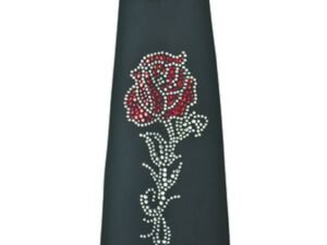 Pony Tail Holder - Spandex Hair Tube - Red Rose - J729IN-DS