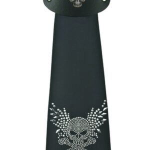 Pony Tail Holder - Spandex Hair Tube - Winged Skull - J782IH-DS