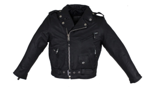 Leather Motorcycle Jacket - Kid's Teens - Biker - KD342-TEEN-DL