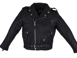 Leather Motorcycle Jacket - Kid's Teens - Biker - KD342-TEEN-DL
