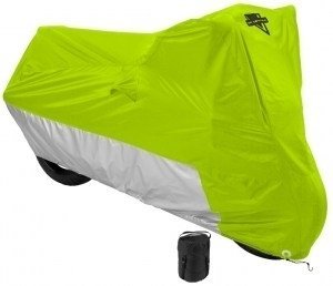 Defender Deluxe Motorcycle Cover - Hi-Vis Yellow - Bike Cover - MC-905-DS