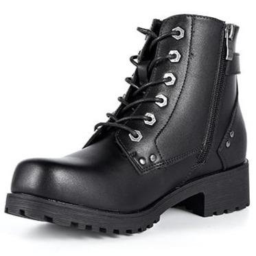 Motorcycle Boots - Women's - 6 Eyes and Side Zipper - MR-BTL7000-DL - Image 6