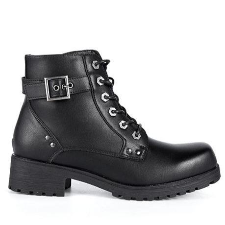 Motorcycle Boots - Women's - 6 Eyes and Side Zipper - MR-BTL7000-DL - Image 7