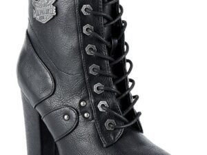 Motorcycle Boots - Women's - Chunky Heel - Inside Zipper - MR-BTL7004-DL