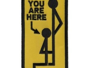 You Are Here - Stick Figures BJ - Patch - Buy One Get One Free - Vest Patch - P1272-DS