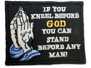 Vest Patches - Two Christian Patches - Proud To Be Christian - PAT-D601-D607-DL