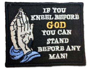 Vest Patches - Two Christian Patches - Proud To Be Christian - PAT-D601-D607-DL