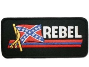 Confederate Flag Patch - Rebel Flag Patch - Small - PAT-D684-DL