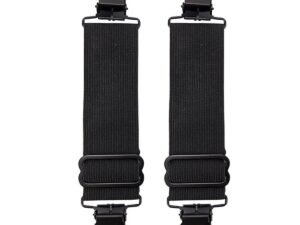 Pair of Biker Boot Clips - Rebel Flag - Confederate Flag - PK63-DL