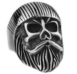 Grandpa Biker Ring - Stainless Steel - Biker Jewelry - Biker Ring - R108-DS