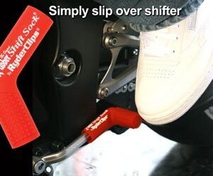 Rubber Shift Sock - Red - Motorcycle Accessories - RSS-RED-DS