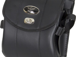 Decorative Motorcycle Leather Sissy Bar Bag with Gun Holster - SKU SB86-DA-DL