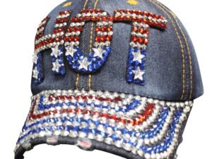 Denim Bling - HOT - America - Baseball Cap - SKU SBLAMH-DS