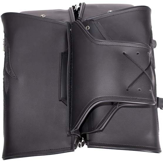 Saddlebags - PVC - Flame - Gun Holster - Motorcycle - SD-FLAME-PV-DL - Image 7