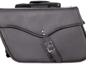 Saddlebags - PVC - Slanted - Heat Protection - Motorcycle - SD1482-PV-DL